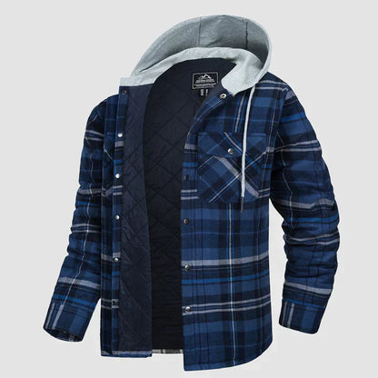 Harrison - Warme Flanell Herren Winterjacke