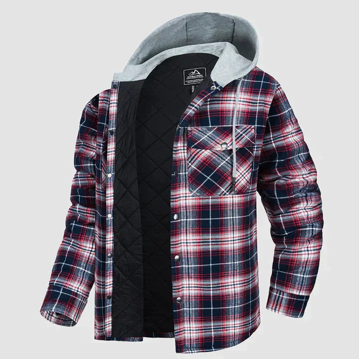 Harrison - Warme Flanell Herren Winterjacke