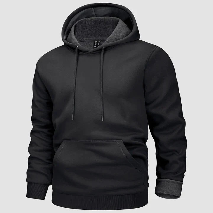 Herren Pullover Fleece Warm Kapuze