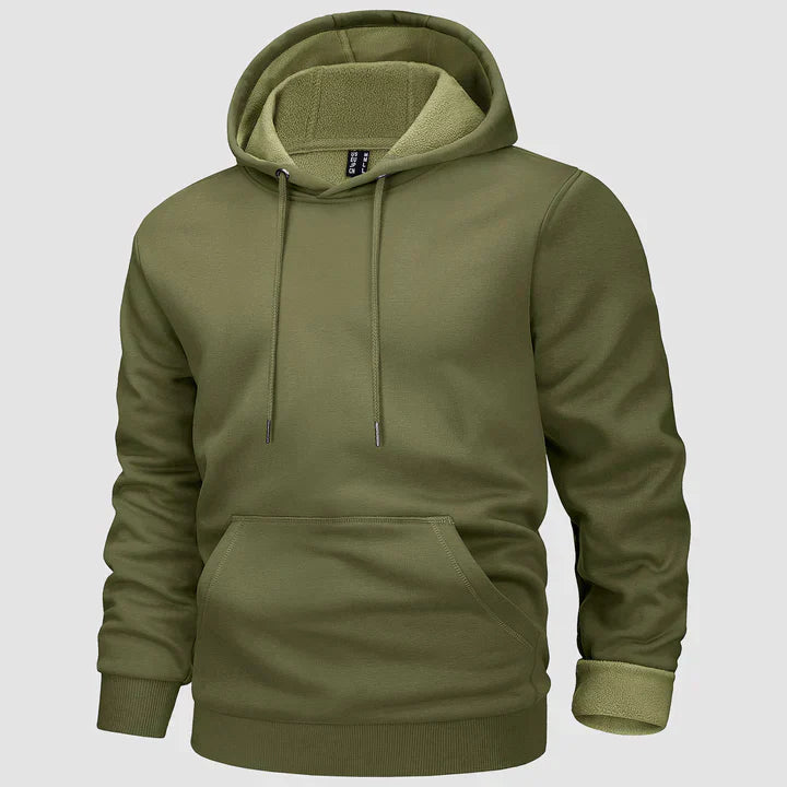 Herren Pullover Fleece Warm Kapuze
