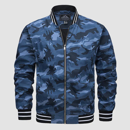 Leichte Jacke Reißverschluss Zwei-Farben-Style