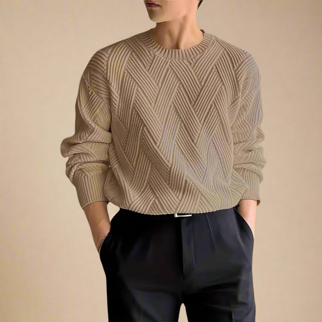 Bequeme Strickpullover Männer Modern