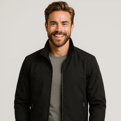 Herren Bomberjacke Modern Reißverschluss