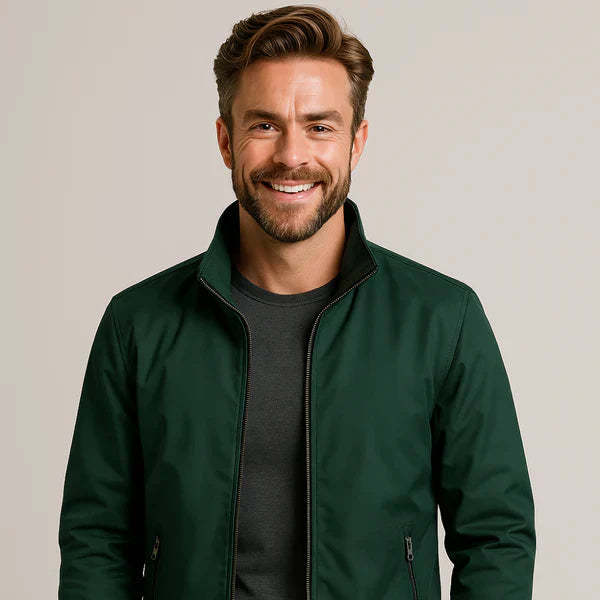 Herren Bomberjacke Modern Reißverschluss
