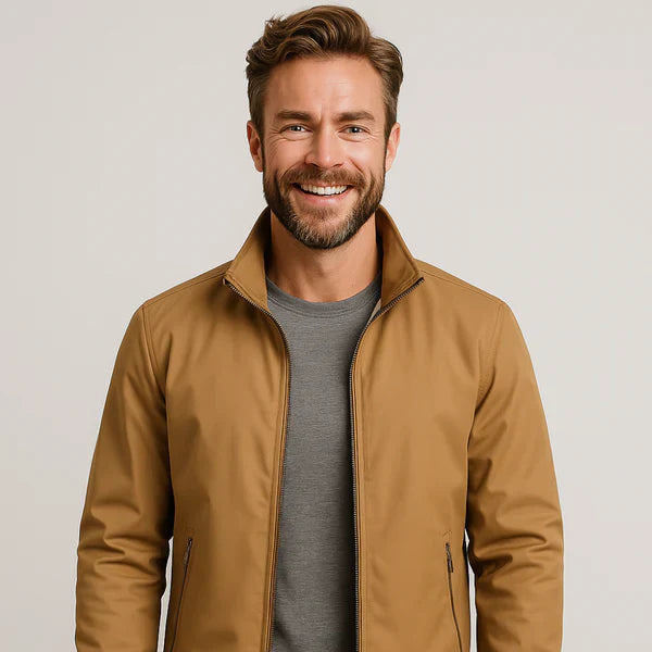 Herren Bomberjacke Modern Reißverschluss