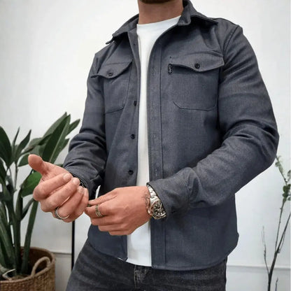 Stylische Overshirt Knopfleiste Relaxed Fit