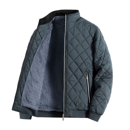 Herren Winterjacke Warm Fleece Puffer Mantel