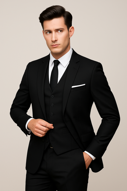 Eleganter Herren Anzug Frühjahr Stil