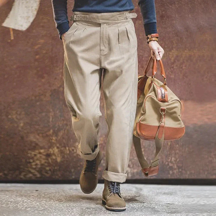 Herrenhose Plissiert Vorderseite Elegant