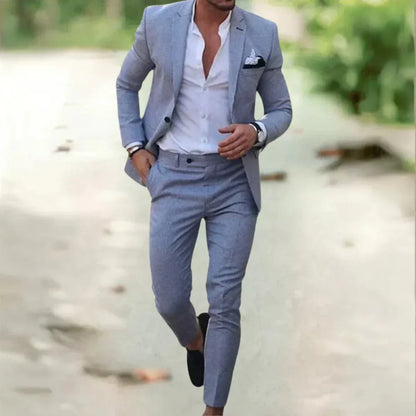 Eleganter Hochzeitsanzug Herren Formal Set