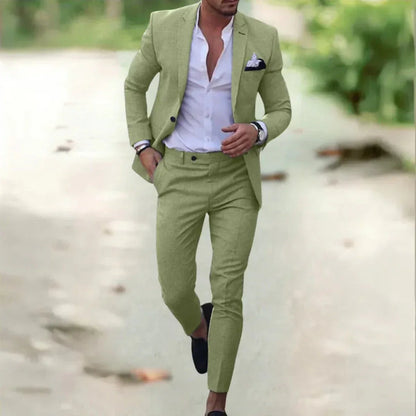 Eleganter Hochzeitsanzug Herren Formal Set