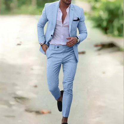 Eleganter Hochzeitsanzug Herren Formal Set