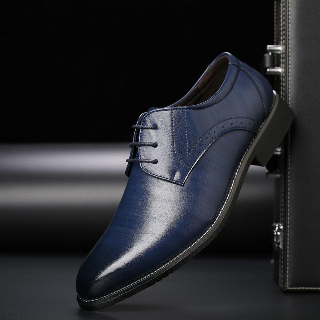 Elegant Herrenschuhe Schwarze Schnürstiefel