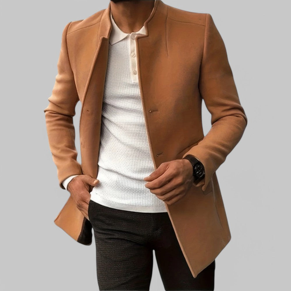 Elias | Moderne Herren Frühjahrsmantel Elegant - IdealeKleiden