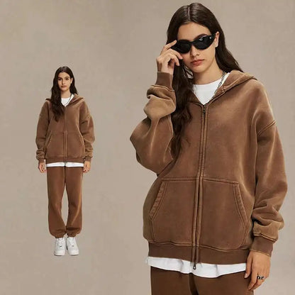 Weicher Hoodie Pullover Fleece Haube Bequem