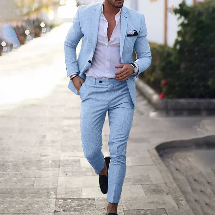 Herren Anzug Blazer Hose Klassisch