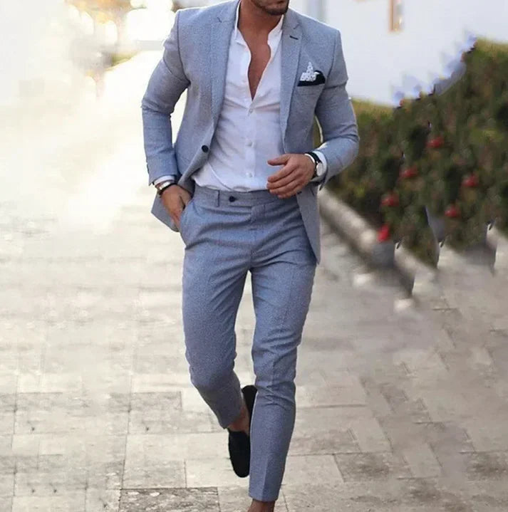 Herren Anzug Blazer Hose Klassisch