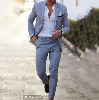 Herren Anzug Blazer Hose Klassisch