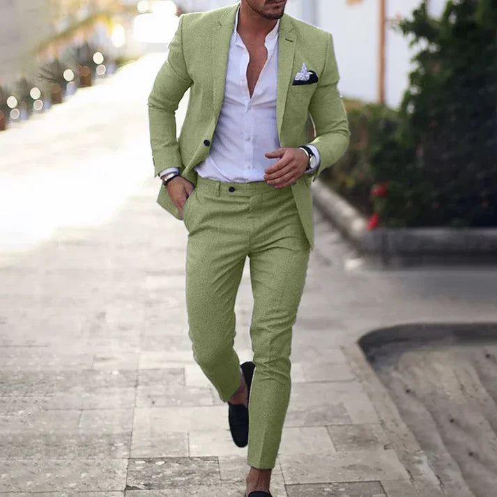 Herren Anzug Blazer Hose Klassisch