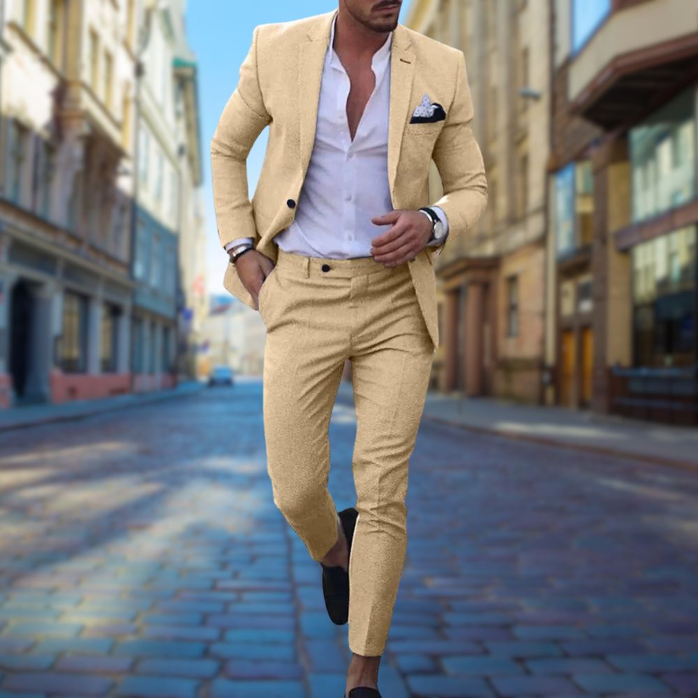 Schicke Herrenanzüge Slim Fit Design - IdealeKleiden