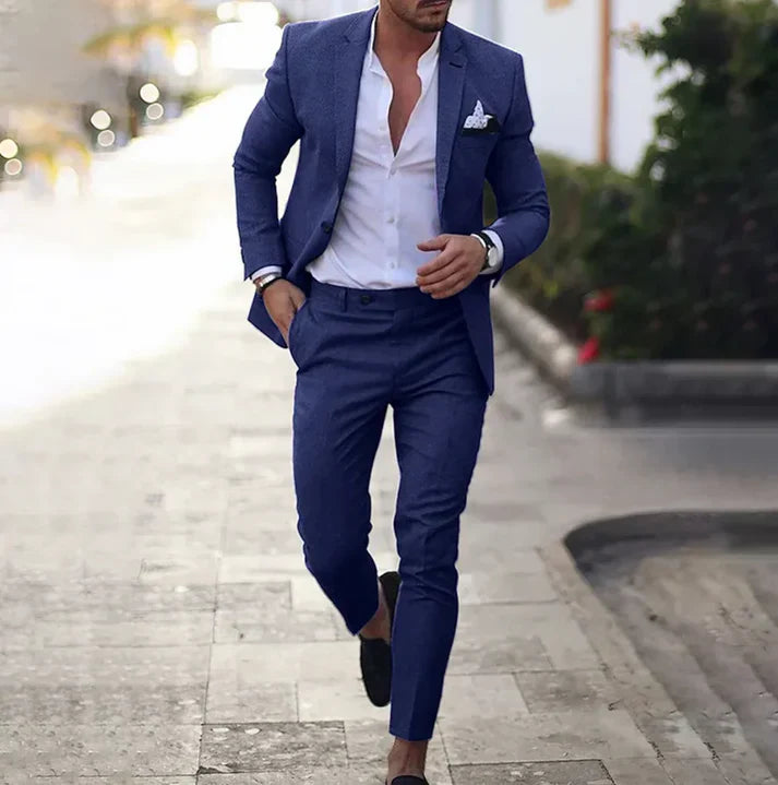 Herren Anzug Blazer Hose Klassisch - IdealeKleiden