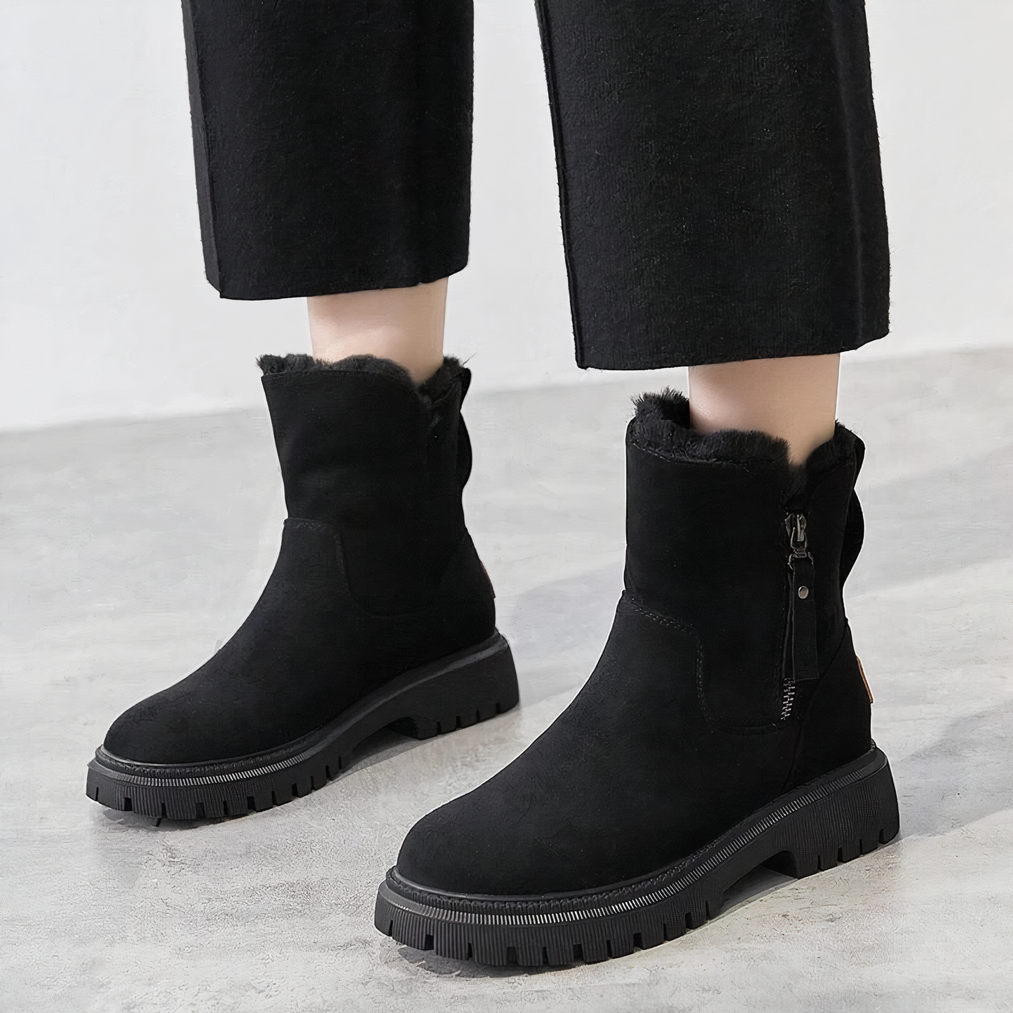 Kniehohe Damen Schneestiefel Warm & Stilvoll