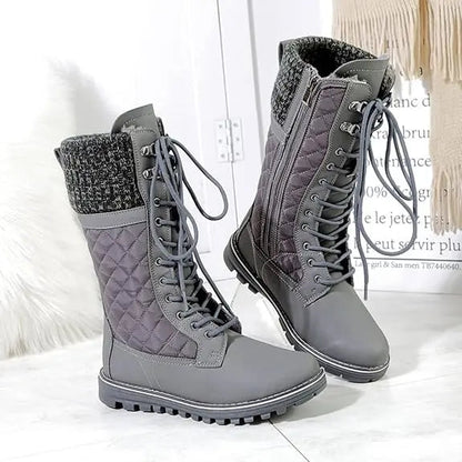 Stylische Damen Motorradstiefel Knöchelhoch Komfort