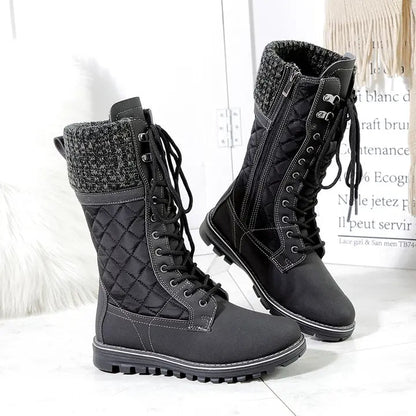 Stylische Damen Motorradstiefel Knöchelhoch Komfort