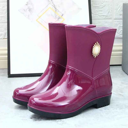 Wasserdichte Regenstiefel Warm Fleece