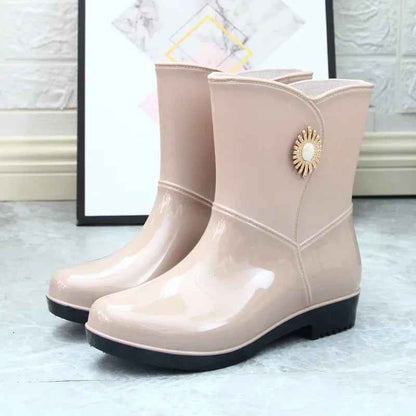 Wasserdichte Regenstiefel Warm Fleece