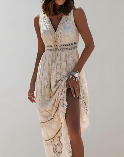 Sommerkleid Damen Boho Chic Elegant