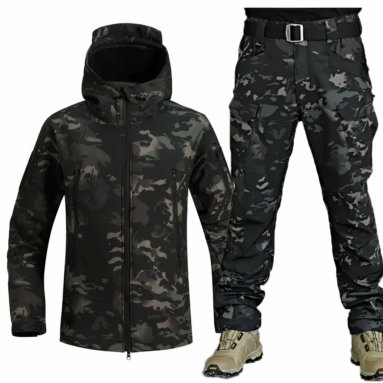Taktische Outdoor Jacke Hose Set Waterproof Männer