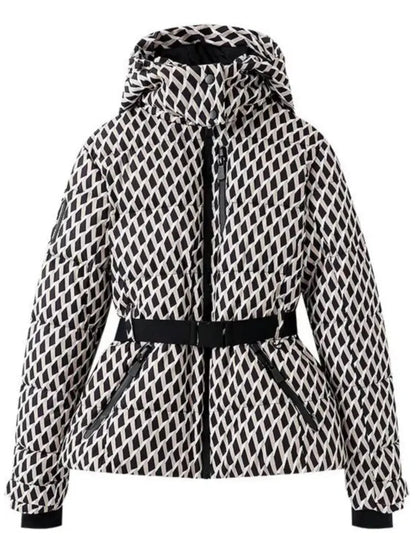 Modische Skijacke Damen Elegant Schnitt