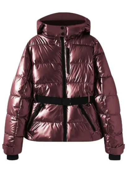 Modische Skijacke Damen Elegant Schnitt