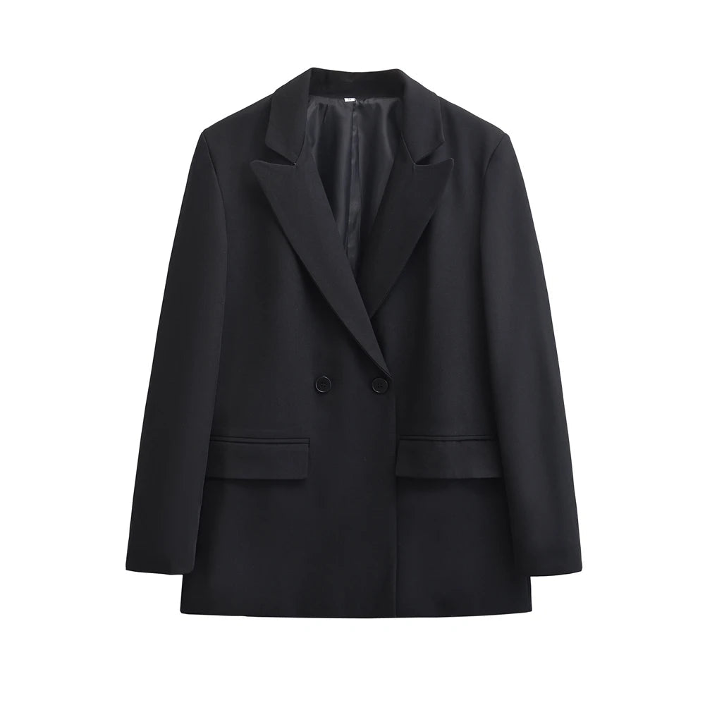 Damen Blazer Strukturiert Doppelleiste Modern