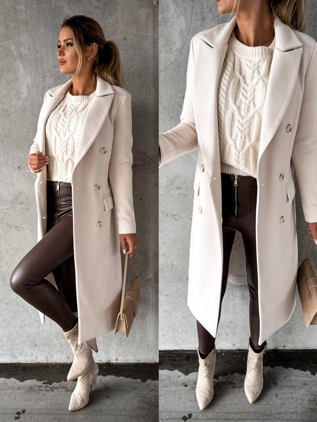 Elegante Damenwinterjacke Warm und Stilvoll