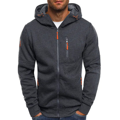 Praktische Herren Fleecejacke Warm & Vielseitig - IdealeKleiden