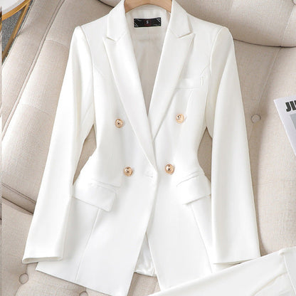 Herbstliche Blazer Hose Combo