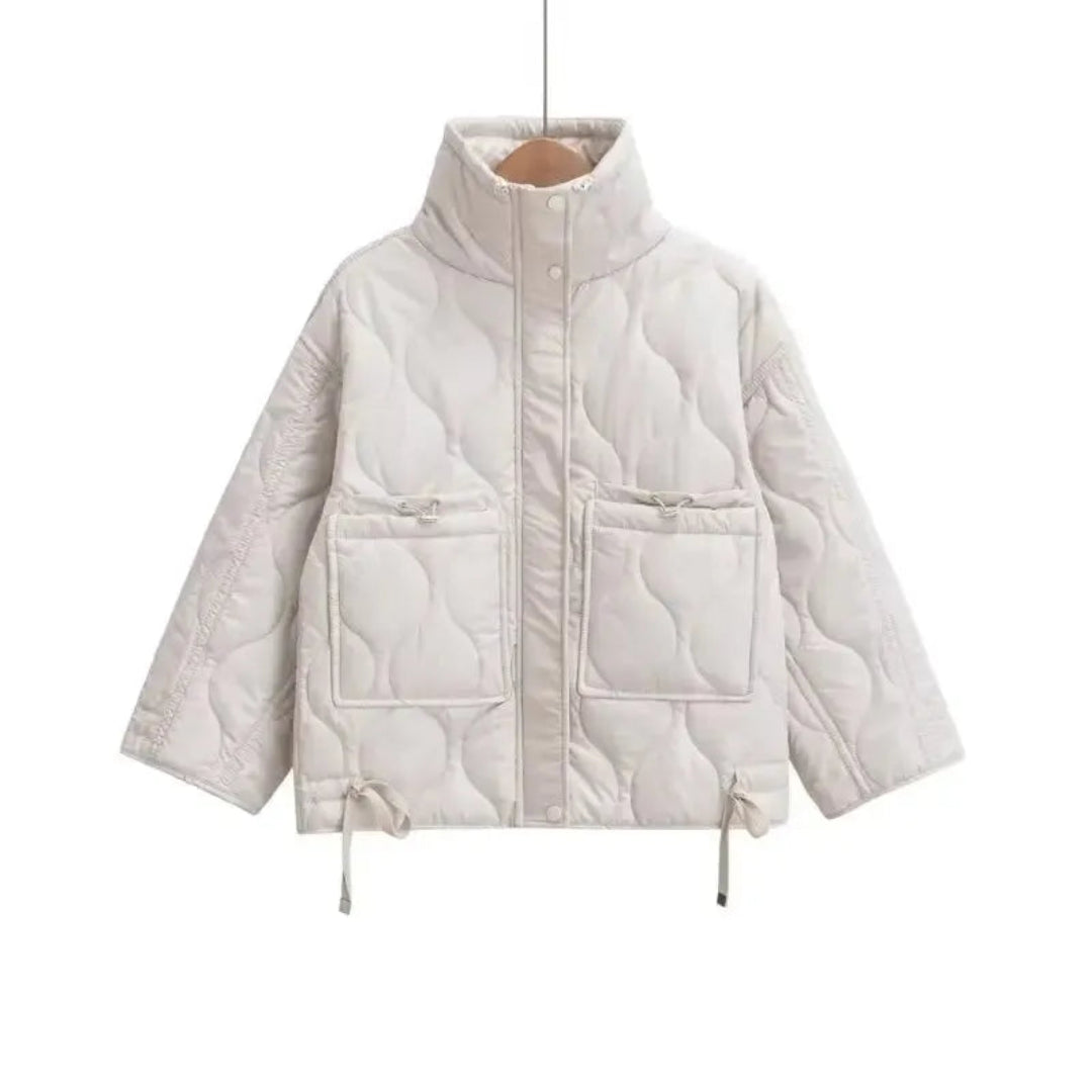 Damen Daunenjacke Stehkragen Warm Winter