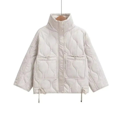 Damen Daunenjacke Stehkragen Warm Winter