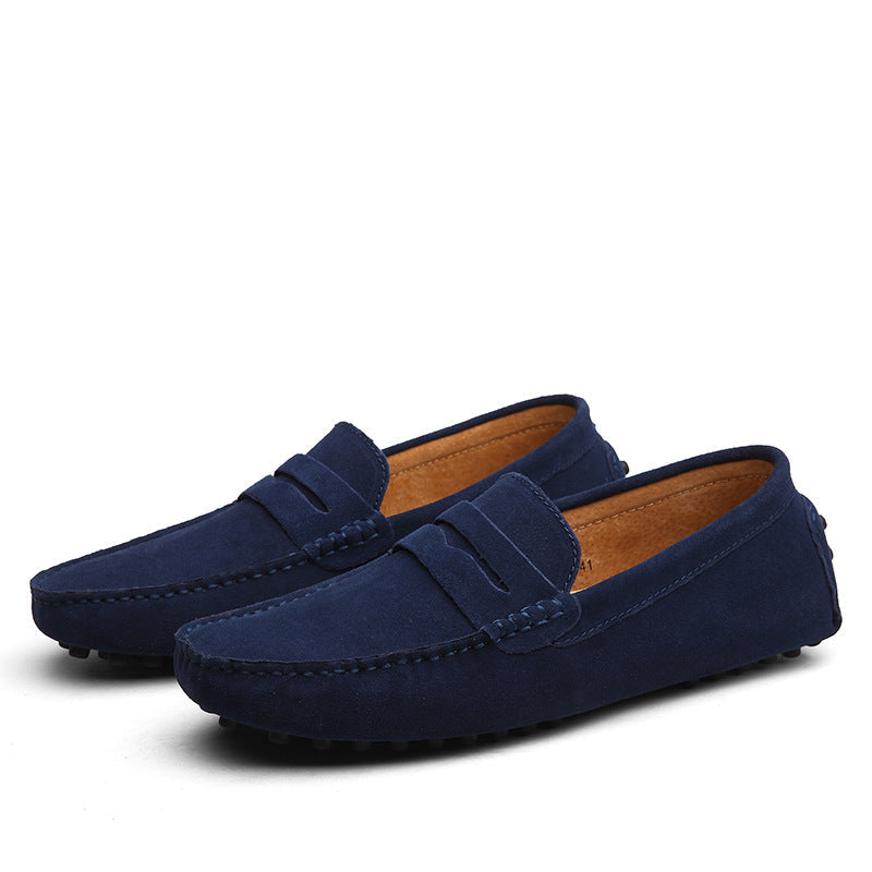Herren Mokassins Wildleder Schuhe Elegant