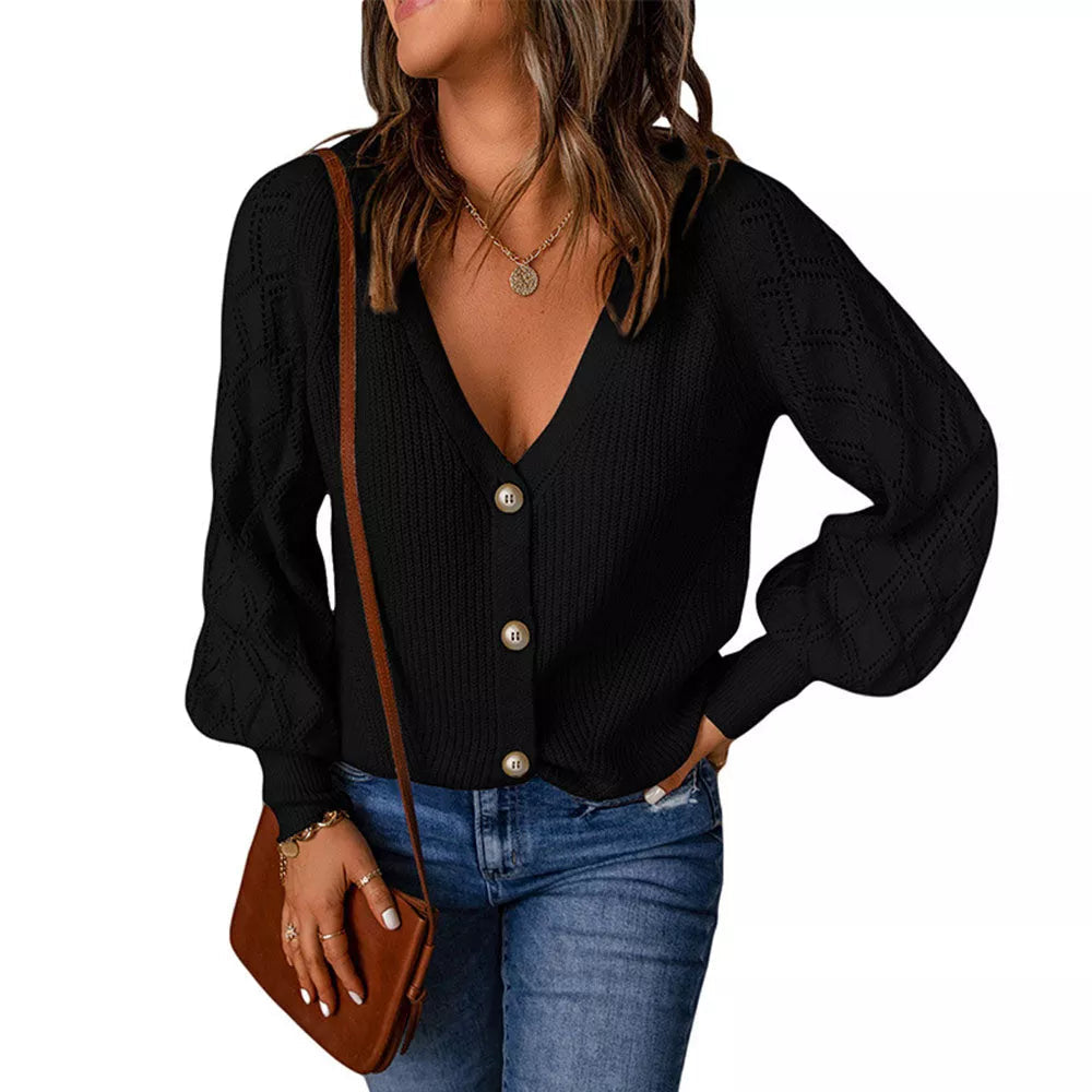 Damen Cardigan Lang Elegant