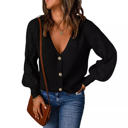 Damen Cardigan Lang Elegant
