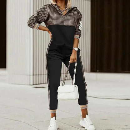 Damen Sportanzug Set Modern Jogging Style