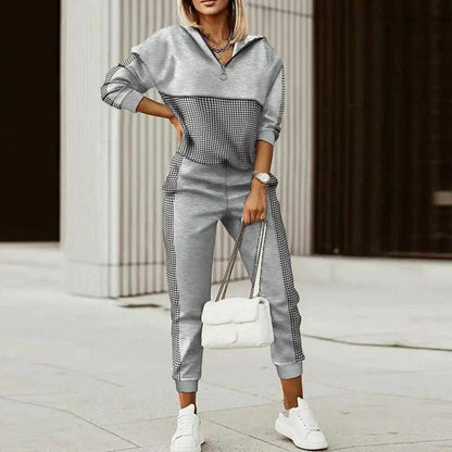 Damen Sportanzug Set Modern Jogging Style