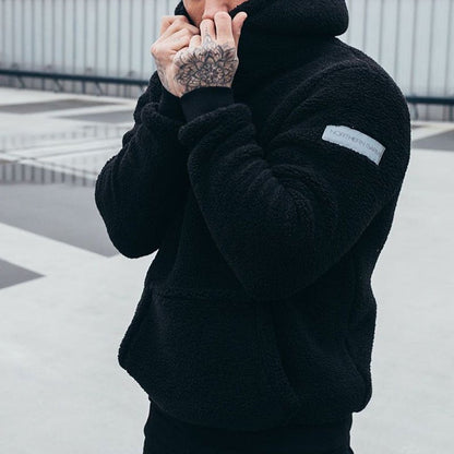 Stylisher Plüsch-Pullover für Herren