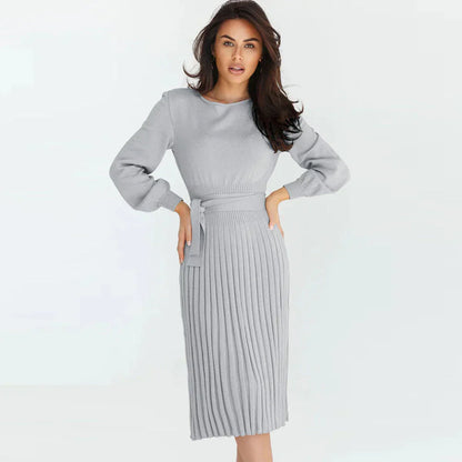Elegantes Strickkleid Damen Modell