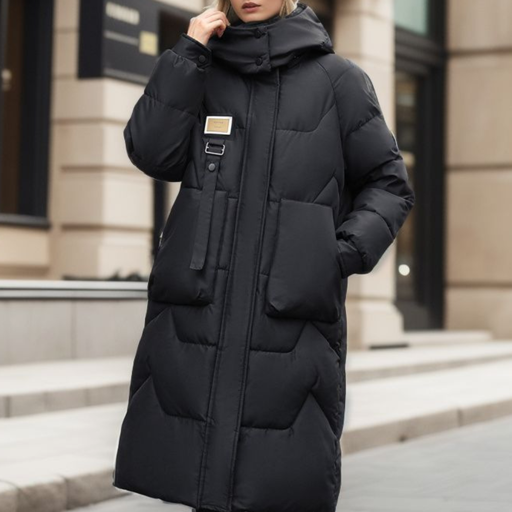 Eleganter Damenwintermantel Modern Style