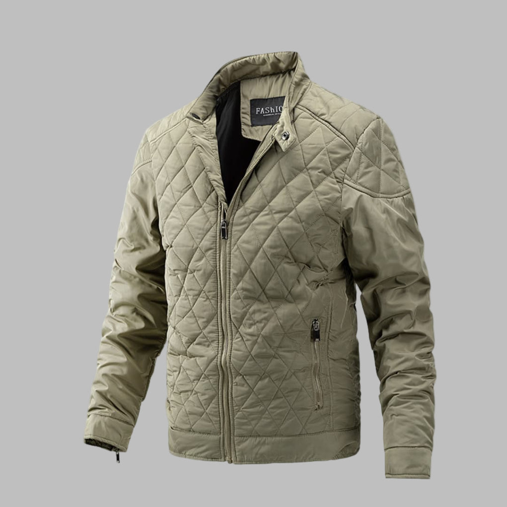 Elegante Herrenjacke Warm Isoliert