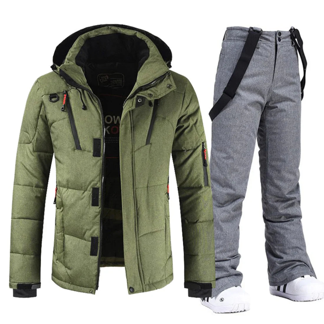 Herren Outdoor Jacken Set Warm Winter